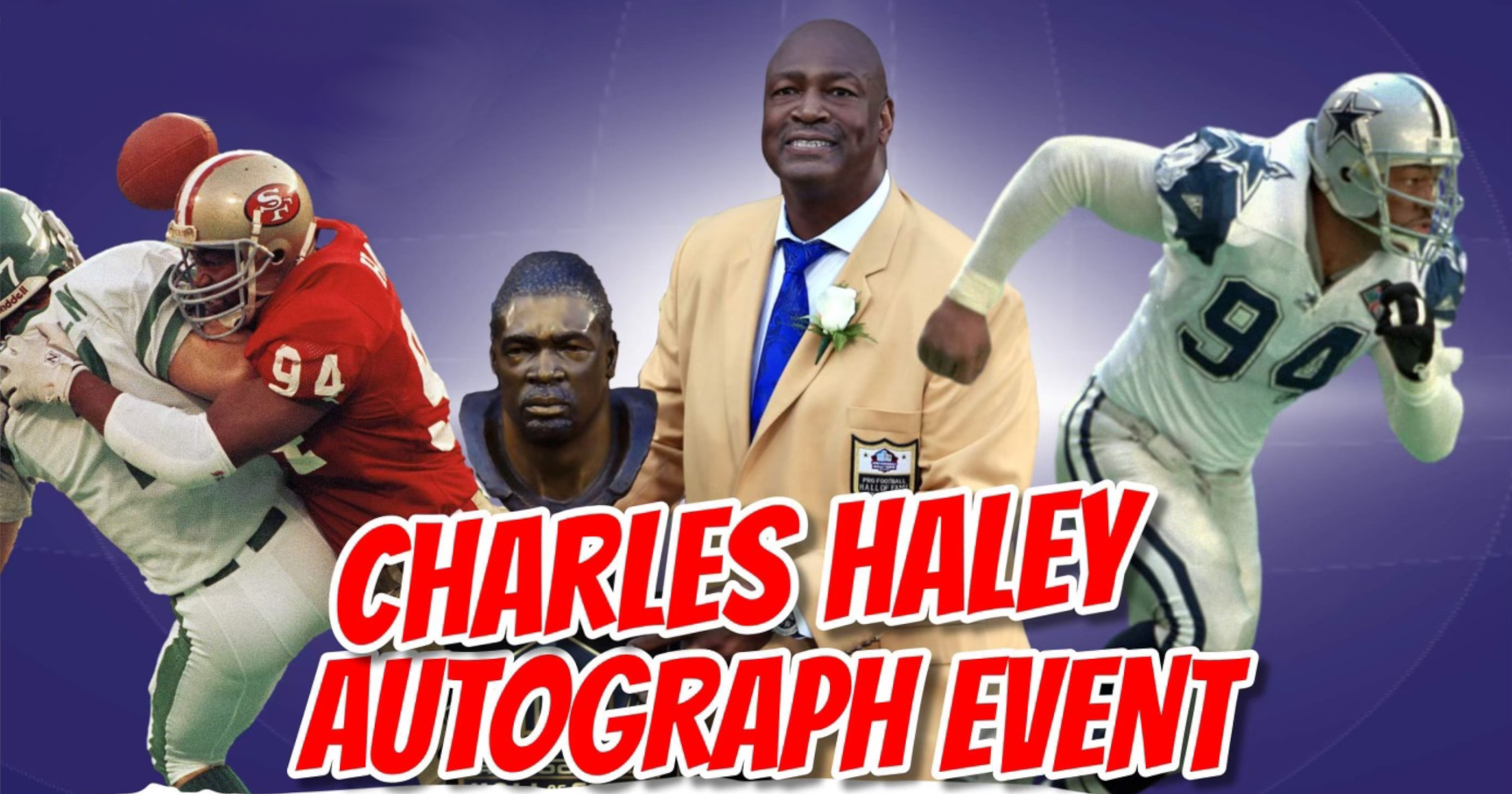 Charles Haley Autograph Event