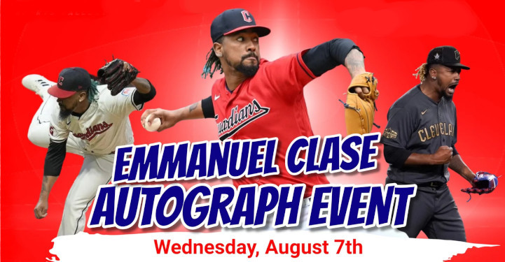 Emmanuel Clase Autograph Event