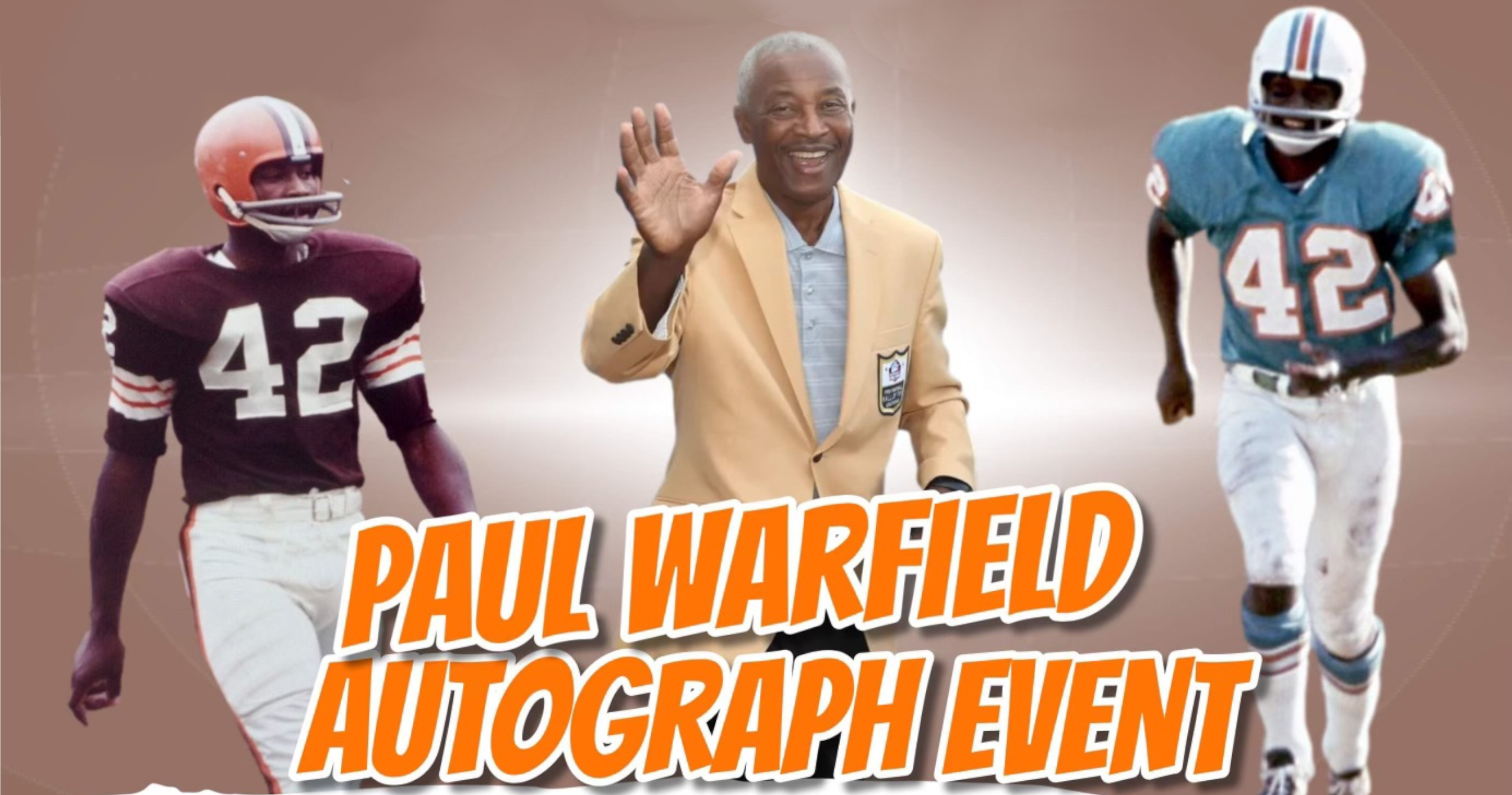 Paul Warfield Autograph Event