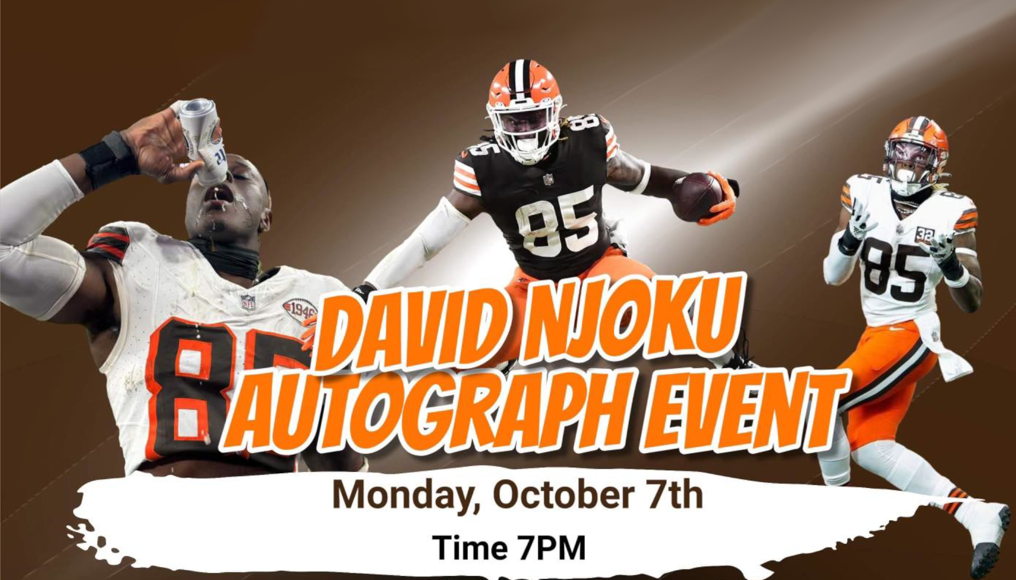 David Njoku Autograph Event