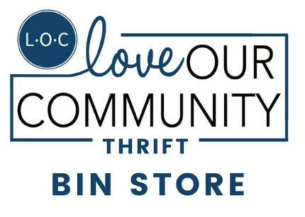Love Our Community Thrift Bin Store Logo